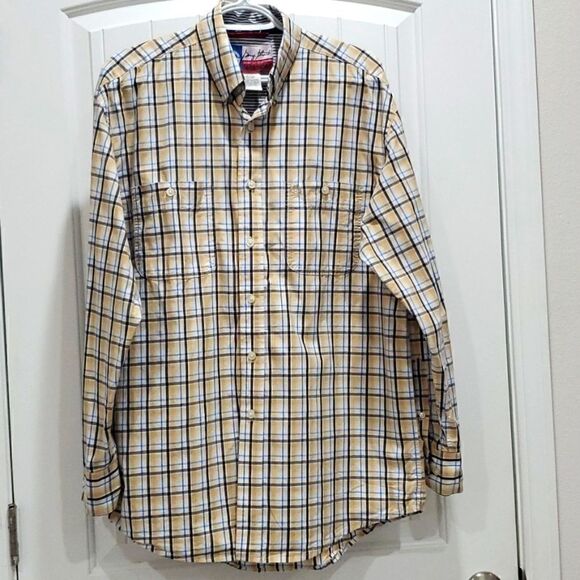 Wrangler, George Strait Cowboy Cut Collection Plaid Shirt, Size Medium - Picture 1 of 6